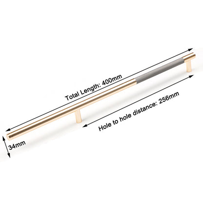 Gold Solid Modern Design Furniture Kitchen Cabinet Handles Drawer Bar Handle Pull 256mm Tristar Online