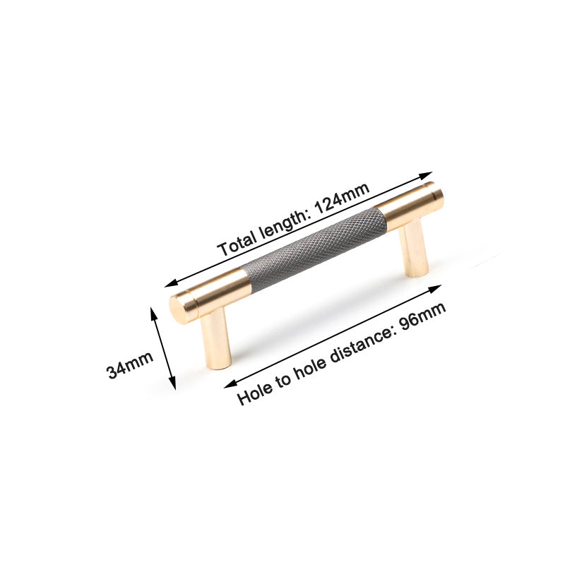 Gold Solid Modern Design Furniture Kitchen Cabinet Handles Drawer Bar Handle Pull 96mm Tristar Online