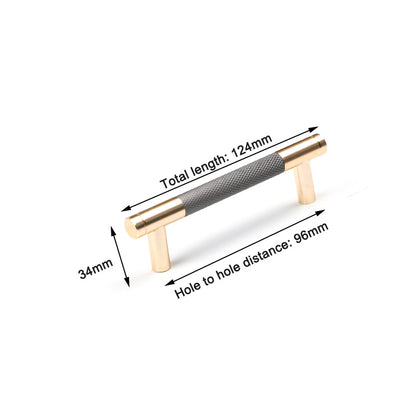 Gold Solid Modern Design Furniture Kitchen Cabinet Handles Drawer Bar Handle Pull 96mm Tristar Online