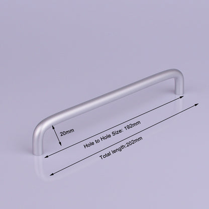 Aluminium Kitchen Cabinet Handles Drawer Bar Handle Pull 192mm Tristar Online