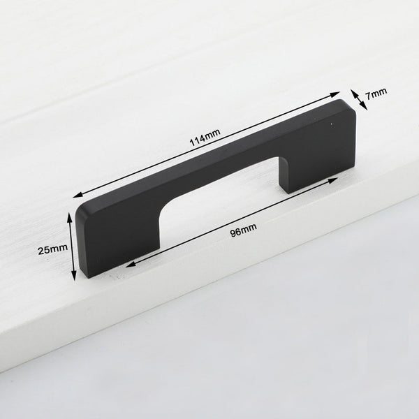 Slim Design Kitchen Cabinet Handles Drawer Bar Handle Pull Black 96MM Tristar Online
