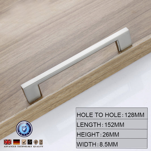 Brushed Nickel Kitchen Door Cabinet Drawer Handle Pulls 128MM Tristar Online