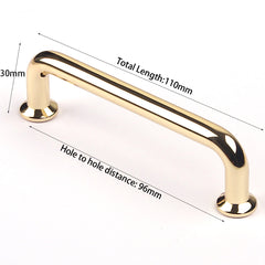 96mm Polished gold Furniture Kitchen Bathroom Cabinet Handles Drawer Bar Handle Pull Knob Tristar Online
