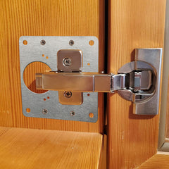 6 Pcs Kitchen Cupboard Door Cabinet Hinges Repair Plate Brackets Kit Fixing Screws Tristar Online