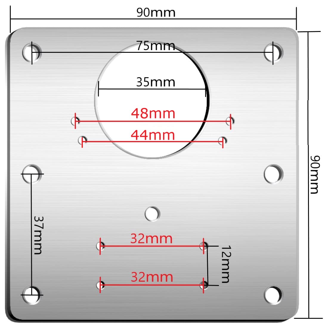 6 Pcs Kitchen Cupboard Door Cabinet Hinges Repair Plate Brackets Kit Fixing Screws Tristar Online