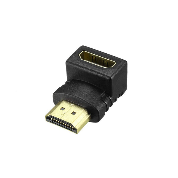 Left Angle 90 Degree HDMI Male to Female Plug Play Connector Adapter joiner Tristar Online