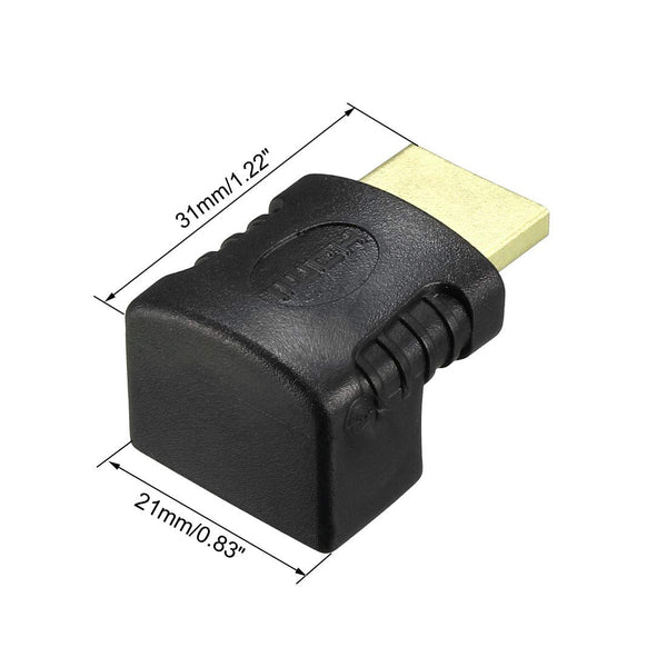 Left Angle 90 Degree HDMI Male to Female Plug Play Connector Adapter joiner Tristar Online