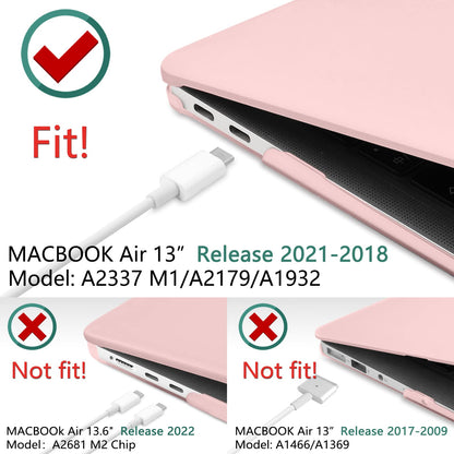 Suitable for  MacBook Air 13 Inch Case 2022 2021 2020 2019 2018, A1932, A2179, A2337 Shell Case Keyboard Cover Tristar Online