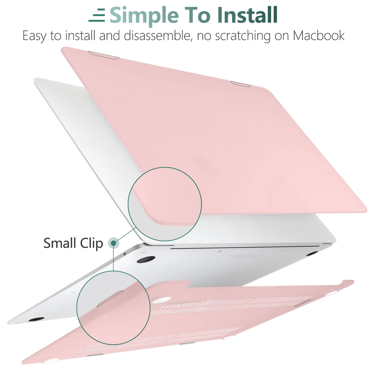 Suitable for  MacBook Air 13 Inch Case 2022 2021 2020 2019 2018, A1932, A2179, A2337 Shell Case Keyboard Cover Tristar Online