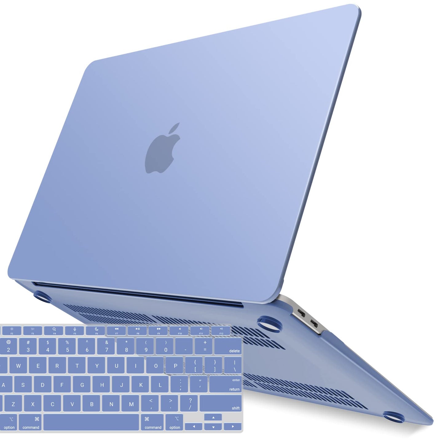 Suitable for  MacBook Air 13 Inch Case 2022 2021 2020 2019 2018, A1932, A2179, A2337 Shell Case Keyboard Cover lavender Grey Tristar Online