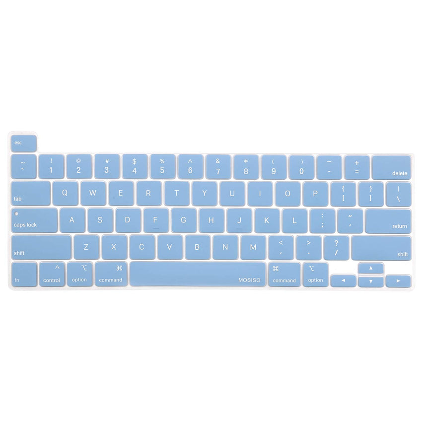 Keyboard Cover Skin For MacBook Pro 13 Pro 16 A2338 A2289 A2251 A2141 M1 M2 2020 to 2023 Sky Blue Tristar Online