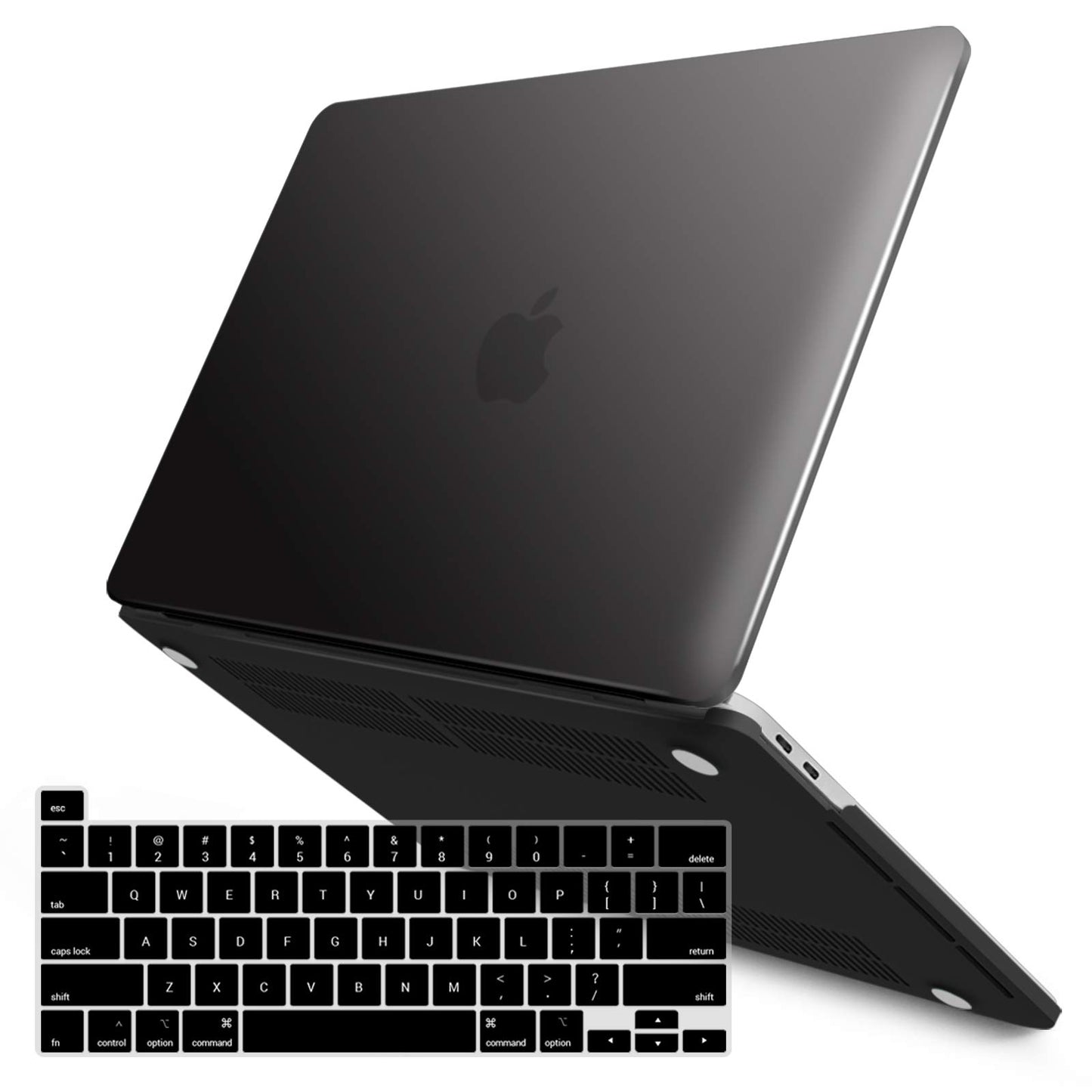MacBook Pro 13 Inch Case 2016-2023 M1 M2 A2338 A2289 A2251 A2159 Hard Shell Case Keyboard Cover Black Tristar Online