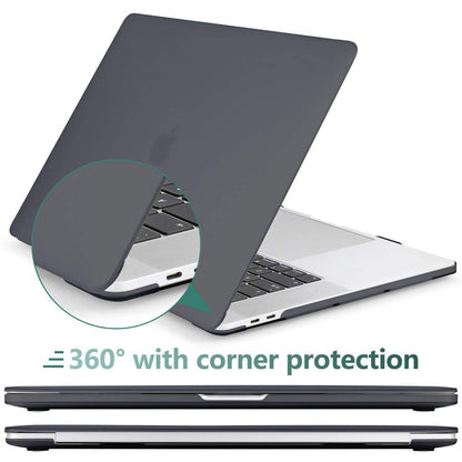 MacBook Pro 13 Inch Case 2016-2023 M1 M2 A2338 A2289 A2251 A2159 Hard Shell Case Keyboard Cover Black Tristar Online