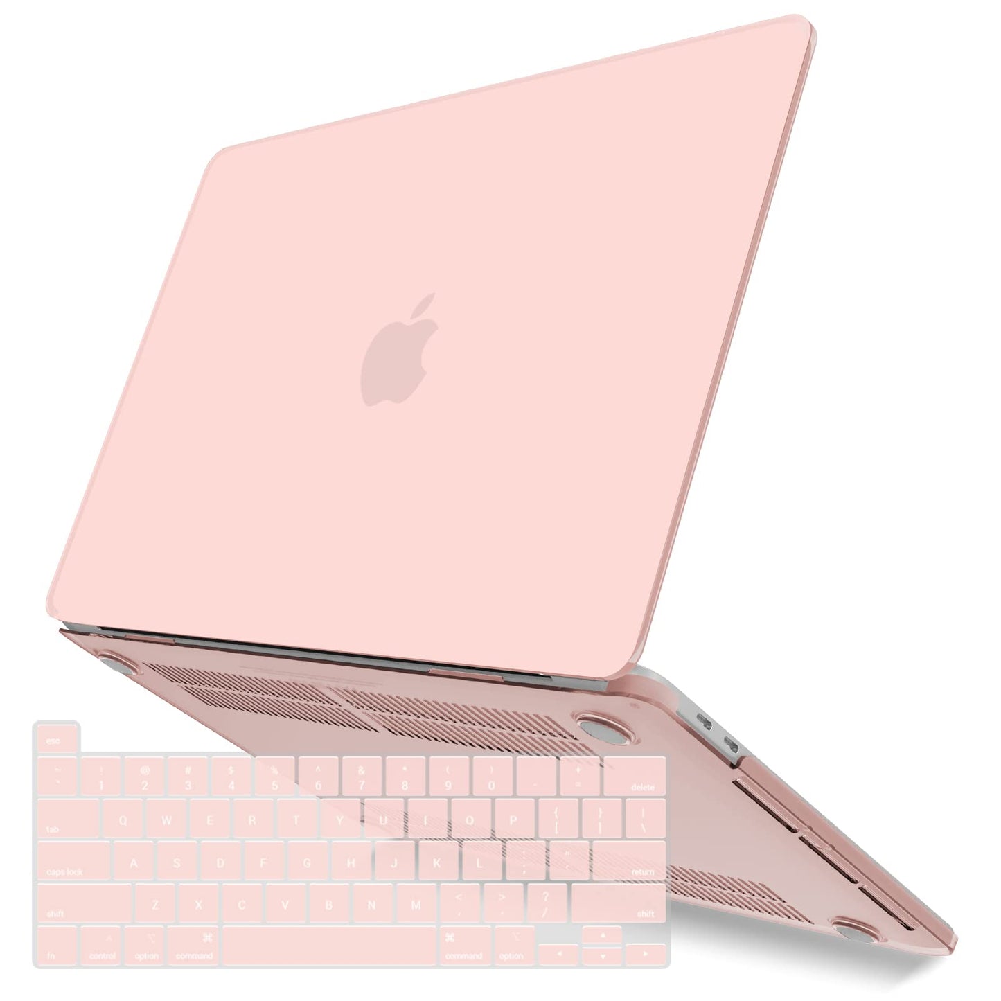 Suitable for  Sold Pink MacBook Pro 13 Inch Case 2016-2023 M1 M2 A2338 A2289 A2251 A2159 Hard Shell Case Keyboard Cover Tristar Online