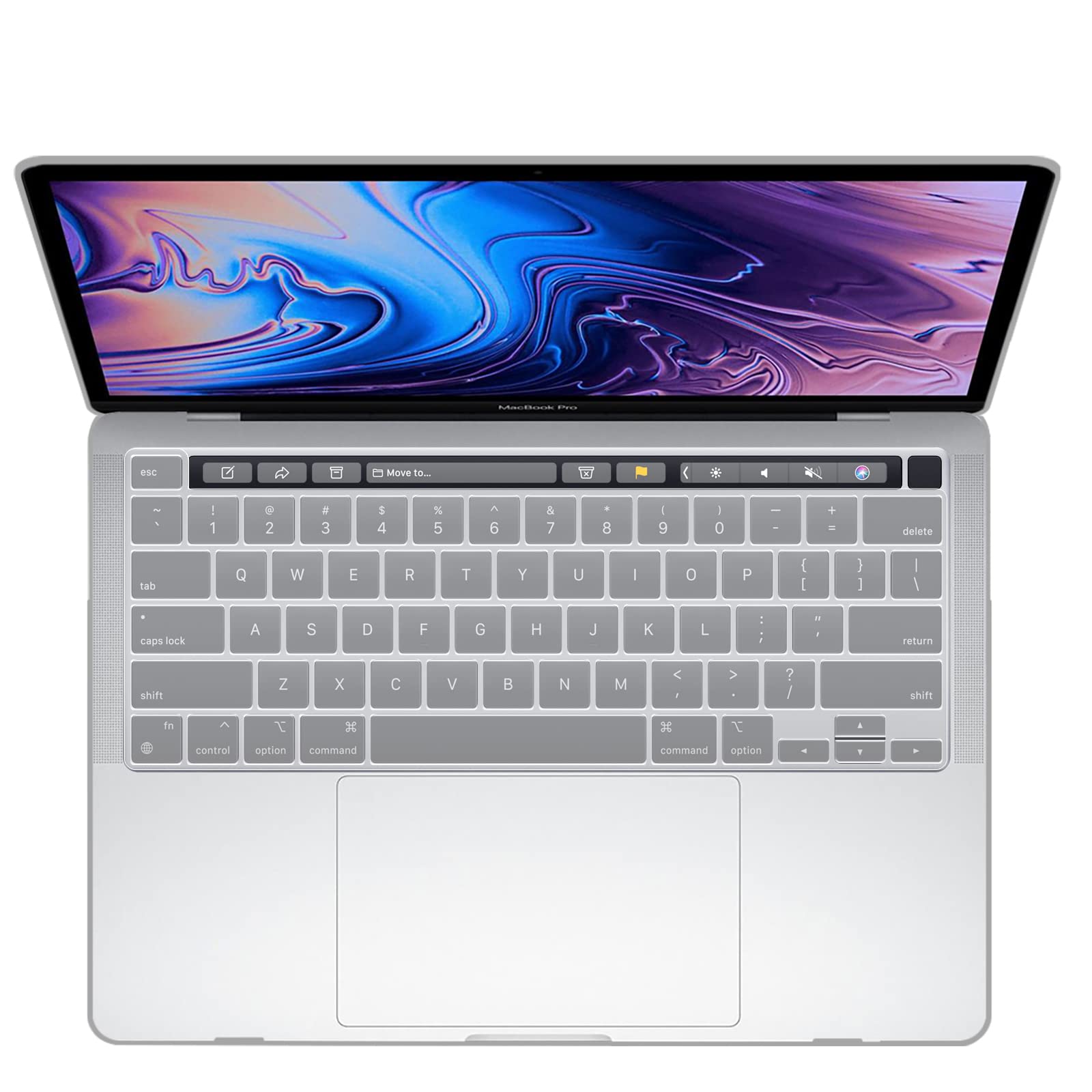 MacBook Pro 13 Inch Case 2016-2023 M1 M2 A2338 A2289 A2251 A2159 Hard Shell Case Keyboard Cover White Tristar Online