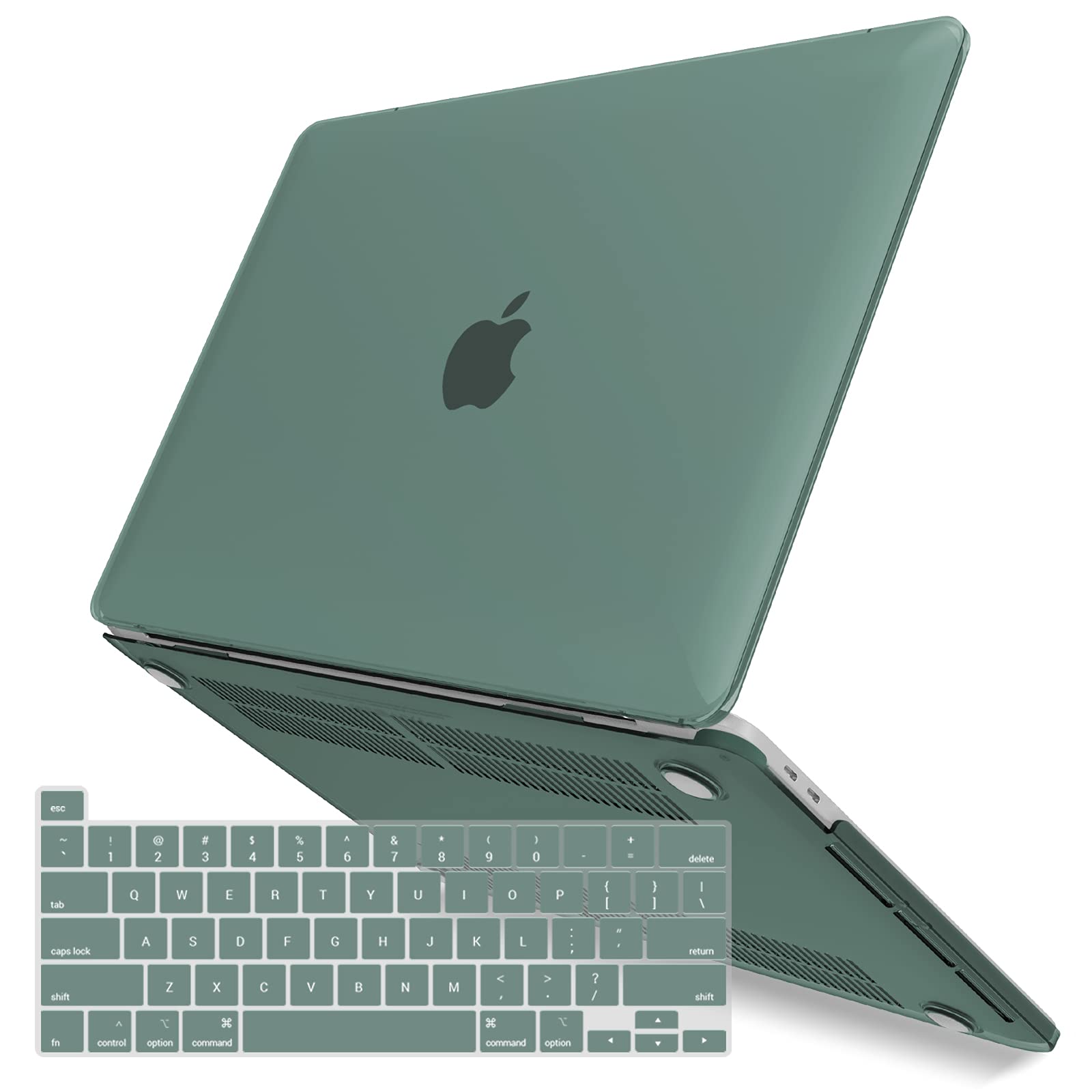 Suitable for  Midnight Green MacBook Pro 13 Inch Case 2016-2023 M1 M2 A2338 A2289 A2251 A2159 Hard Shell Case Keyboard Cover Tristar Online