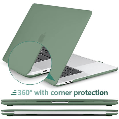 Suitable for  Midnight Green MacBook Pro 13 Inch Case 2016-2023 M1 M2 A2338 A2289 A2251 A2159 Hard Shell Case Keyboard Cover Tristar Online