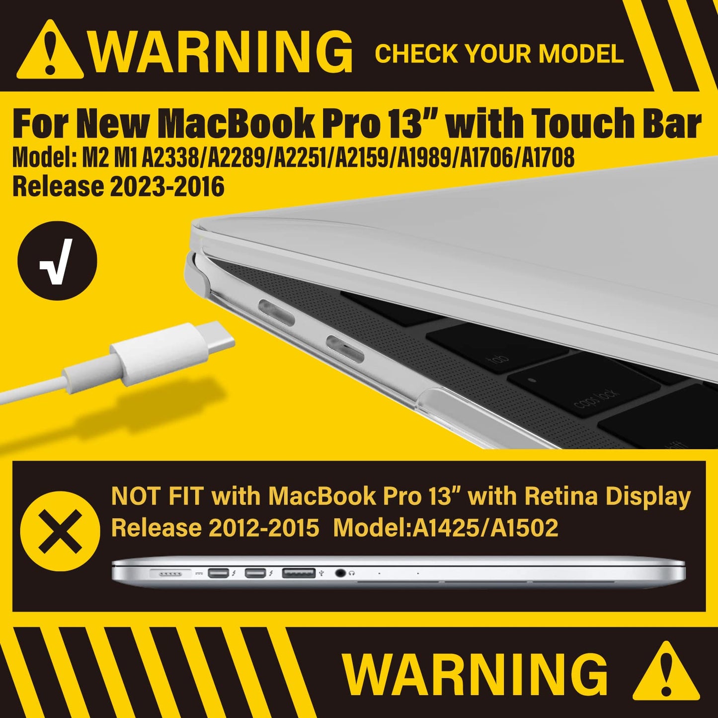 Suitable for  Green MacBook Pro 13 Inch Case 2016-2023 M1 M2 A2338 A2289 A2251 A2159 Hard Shell Case Keyboard Cover Tristar Online
