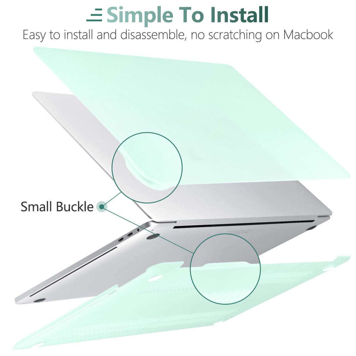 Suitable for  Green MacBook Pro 13 Inch Case 2016-2023 M1 M2 A2338 A2289 A2251 A2159 Hard Shell Case Keyboard Cover Tristar Online