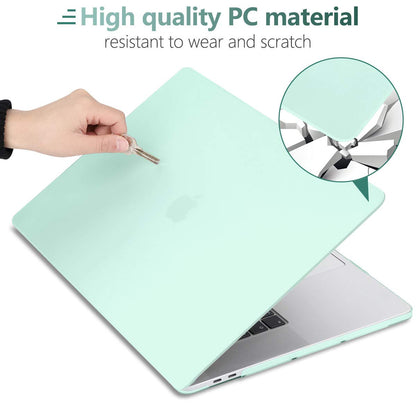 Suitable for  Green MacBook Pro 13 Inch Case 2016-2023 M1 M2 A2338 A2289 A2251 A2159 Hard Shell Case Keyboard Cover Tristar Online