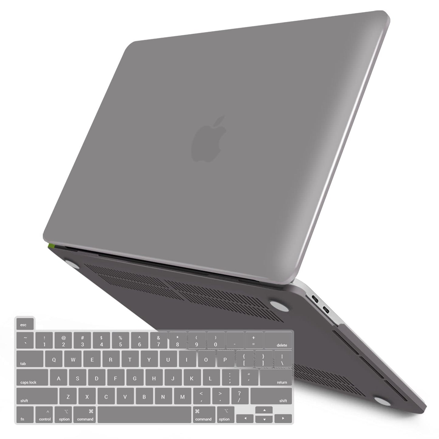 Suitable for  Grey MacBook Pro 13 Inch Case 2016-2023 M1 M2 A2338 A2289 A2251 A2159 Hard Shell Case Keyboard Cover Tristar Online