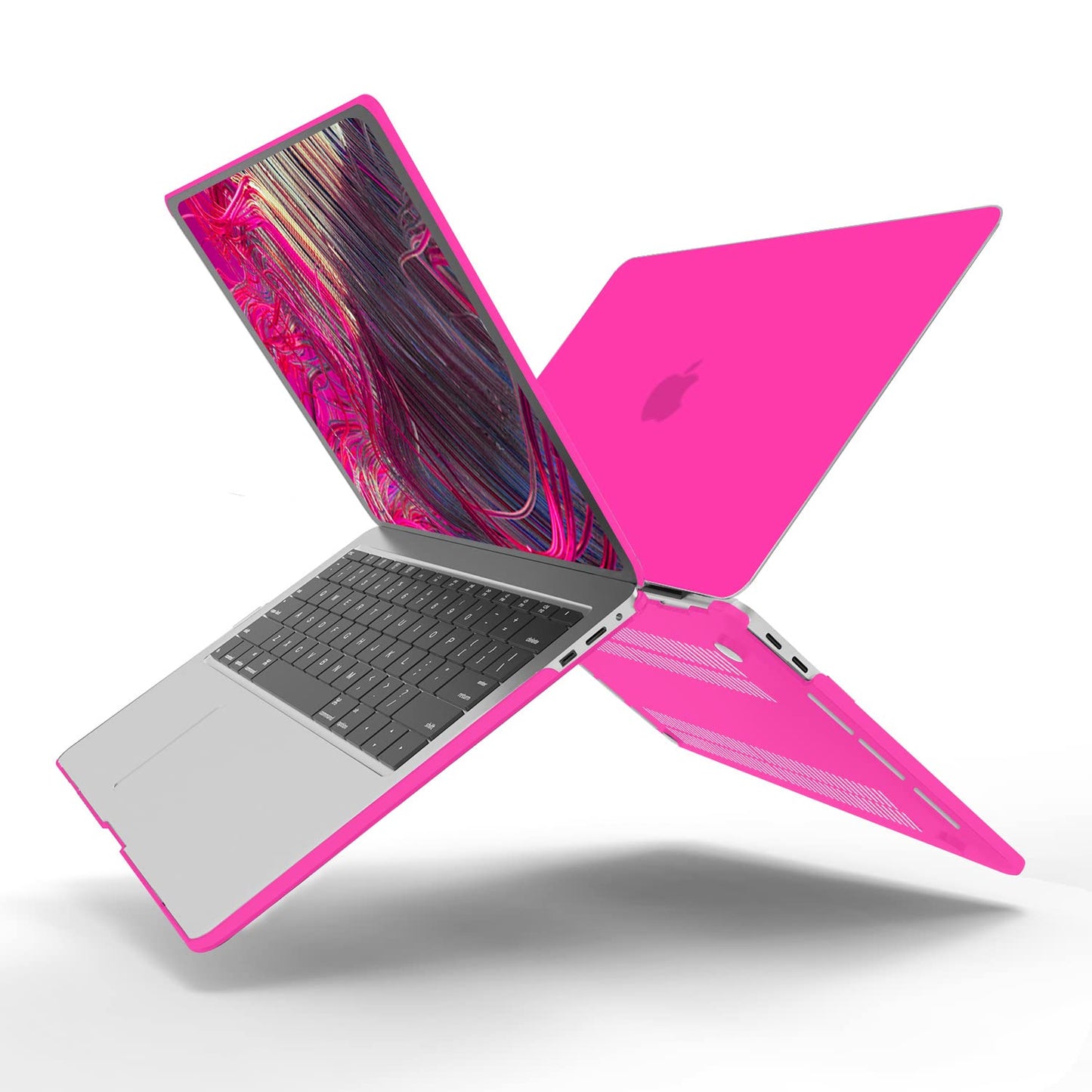 Suitable for  Hot Pink MacBook Pro 13 Inch Case 2016-2023 M1 M2 A2338 A2289 A2251 A2159 Hard Shell Case Keyboard Cover Tristar Online