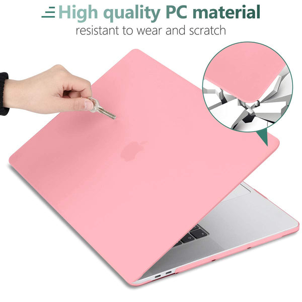 Pink MacBook Pro 13 Inch Case 2016-2023 M1 M2 A2338 A2289 A2251 A2159 Hard Shell Case Keyboard Cover Tristar Online