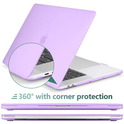 Purple MacBook Pro 13 Inch Case 2016-2023 M1 M2 A2338 A2289 A2251 A2159 Hard Shell Case Keyboard Cover Tristar Online