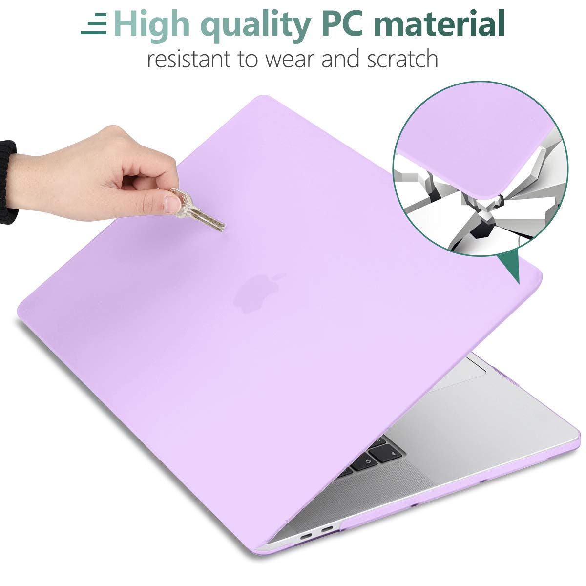 Purple MacBook Pro 13 Inch Case 2016-2023 M1 M2 A2338 A2289 A2251 A2159 Hard Shell Case Keyboard Cover Tristar Online