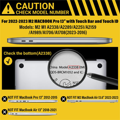 Wine Red MacBook Pro 13 Inch Case 2016-2023 M1 M2 A2338 A2289 A2251 A2159 Hard Shell Case Keyboard Cover Tristar Online