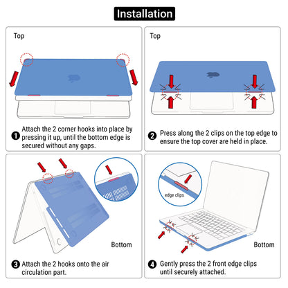 Wine Red MacBook Pro 13 Inch Case 2016-2023 M1 M2 A2338 A2289 A2251 A2159 Hard Shell Case Keyboard Cover Tristar Online