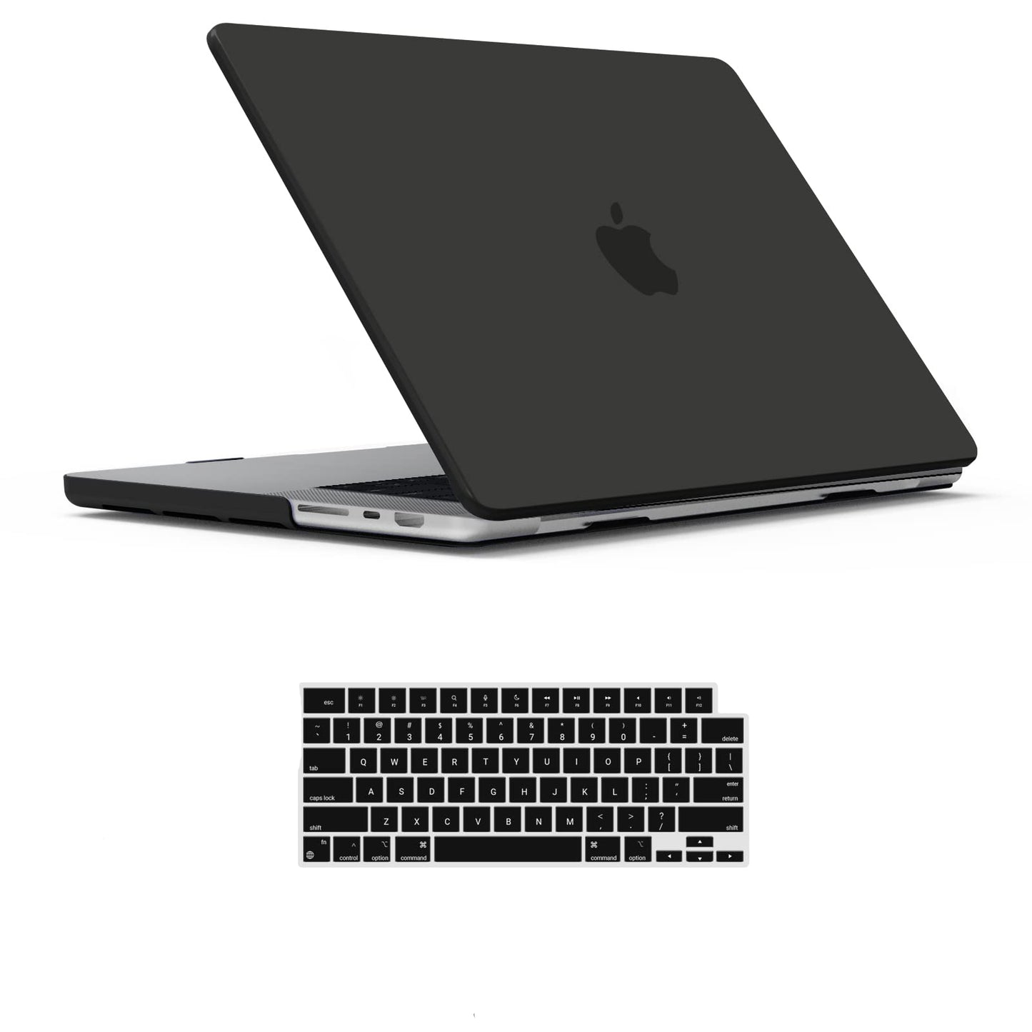 Suitable for MacBook Pro 14 Max Inch Case 2023 2022 2021 M2 A2779 M1 A2442 Hardshell Case Keyboard Cover Black Tristar Online
