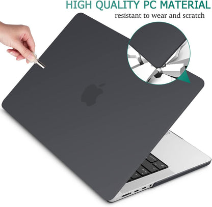 Suitable for MacBook Pro 14 Max Inch Case 2023 2022 2021 M2 A2779 M1 A2442 Hardshell Case Keyboard Cover Black Tristar Online