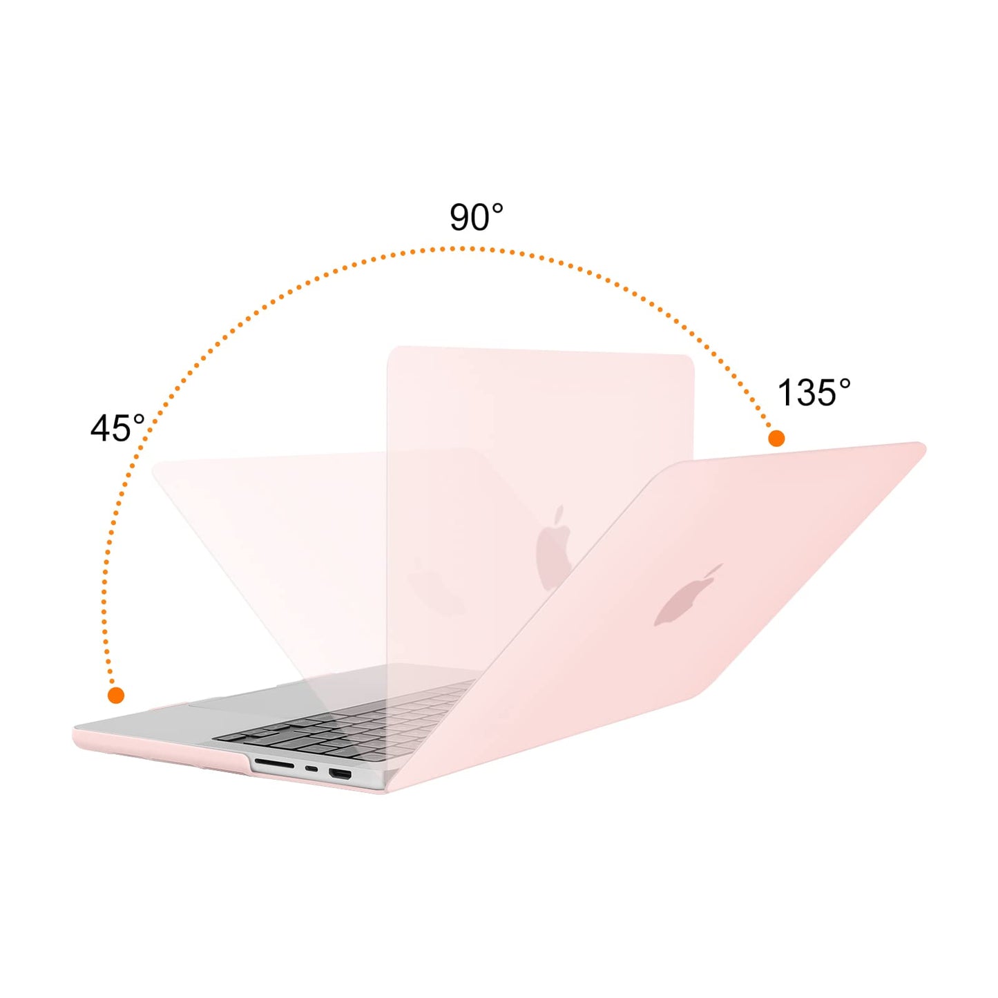 Suitable for MacBook Pro 14 Max Inch Case 2023 2022 2021 M2 A2779 M1 A2442 Hardshell Case Keyboard Cover Sold Pink Tristar Online