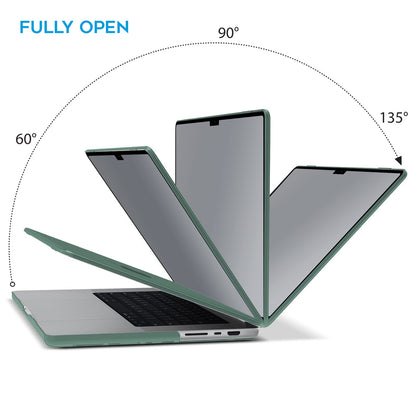 Suitable for  MacBook Pro 14 Max Inch Case 2023 2022 2021 M2 A2779 M1 A2442 Hardshell Case Keyboard Cover Midnight Green Tristar Online