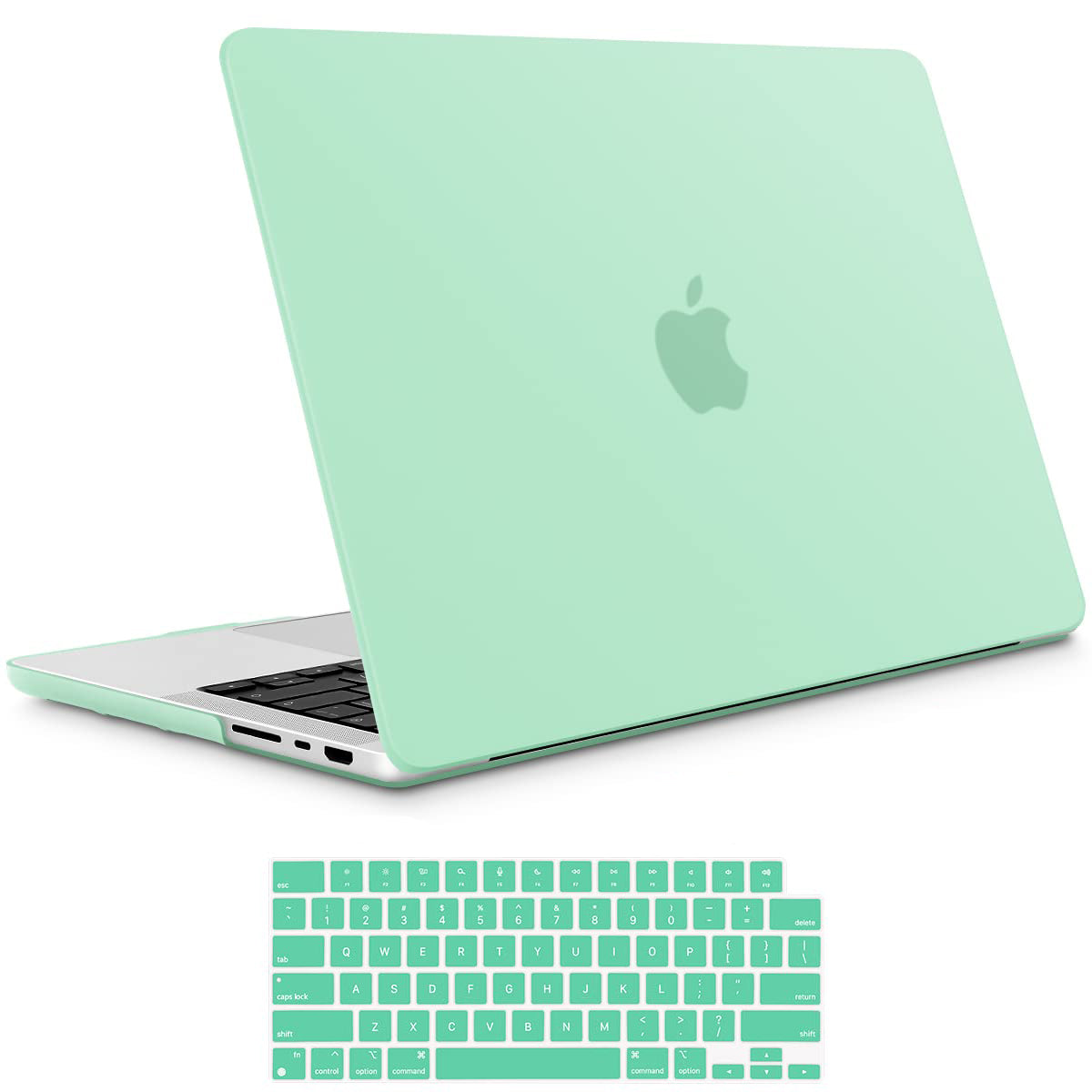 Suitable for  MacBook Pro 14 Max Inch Case 2023 2022 2021 M2 A2779 M1 A2442 Hardshell Case Keyboard Cover Green Tristar Online