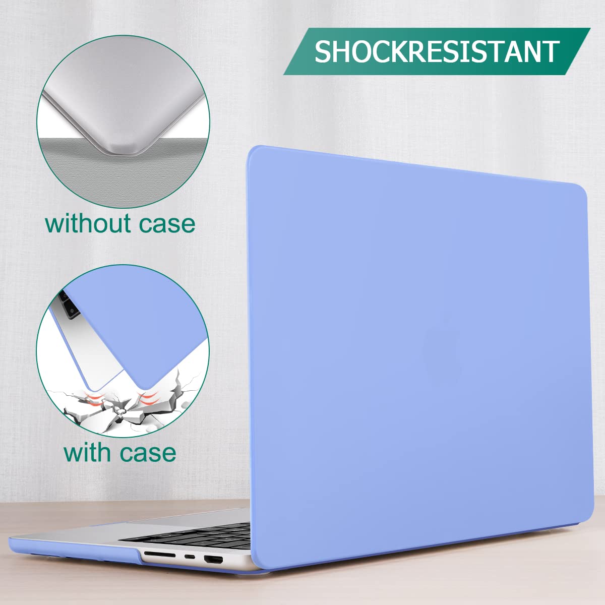 Suitable for  MacBook Pro 14 Max Inch Case 2023 2022 2021 M2 A2779 M1 A2442 Hardshell Case Keyboard Cover Tristar Online