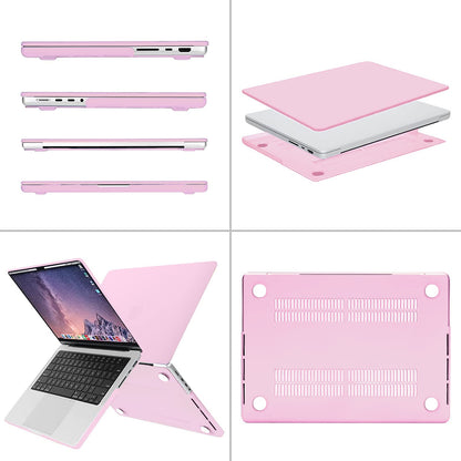 Suitable for  MacBook Pro 14 Max Inch Case 2023 2022 2021 M2 A2779 M1 A2442 Hardshell Case Keyboard Cover Pink Tristar Online
