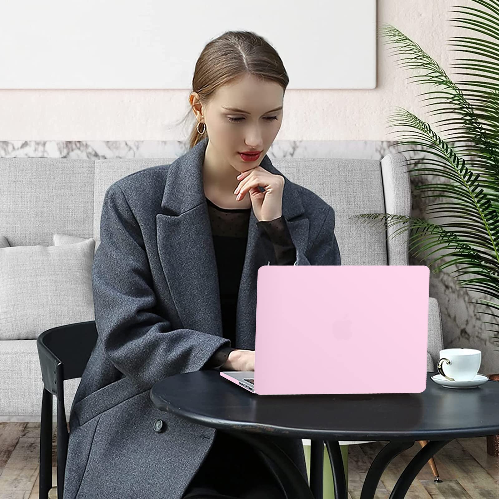 Suitable for  MacBook Pro 14 Max Inch Case 2023 2022 2021 M2 A2779 M1 A2442 Hardshell Case Keyboard Cover Pink Tristar Online