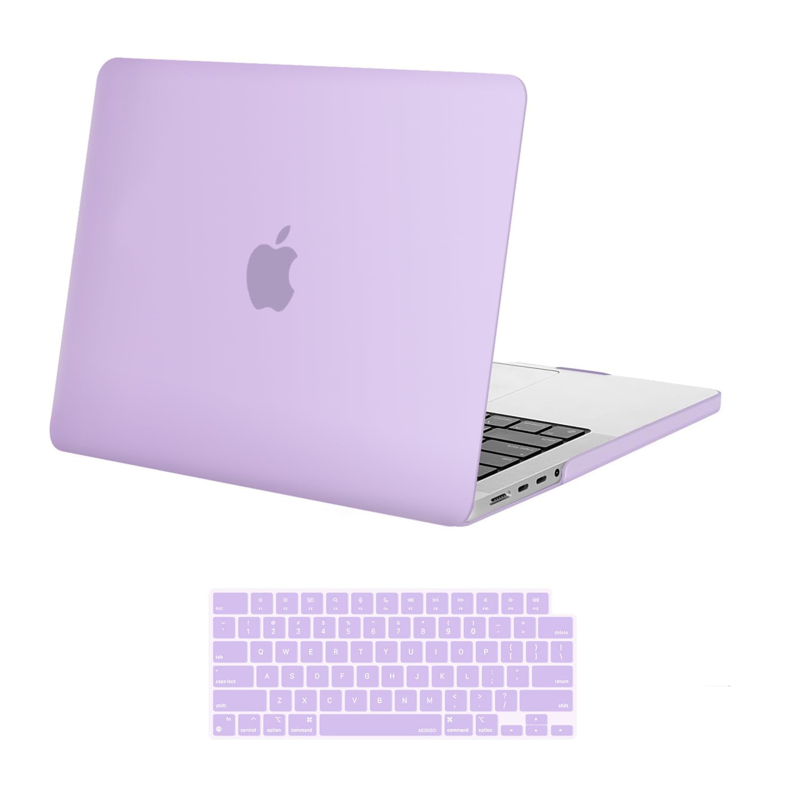 Suitable for  MacBook Pro 14 Max Inch Case 2023 2022 2021 M2 A2779 M1 A2442 Hardshell Case Keyboard Cover Purple Tristar Online