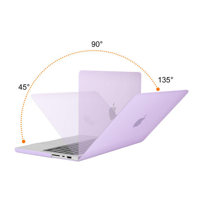 Suitable for  MacBook Pro 14 Max Inch Case 2023 2022 2021 M2 A2779 M1 A2442 Hardshell Case Keyboard Cover Purple Tristar Online