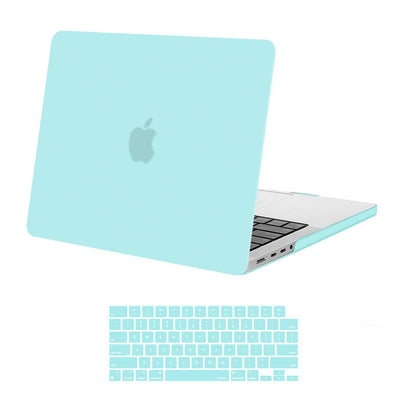 Suitable for  MacBook Pro 14 Max Inch Case 2023 2022 2021 M2 A2779 M1 A2442 Hardshell Case Keyboard Cover Turquoise Tristar Online