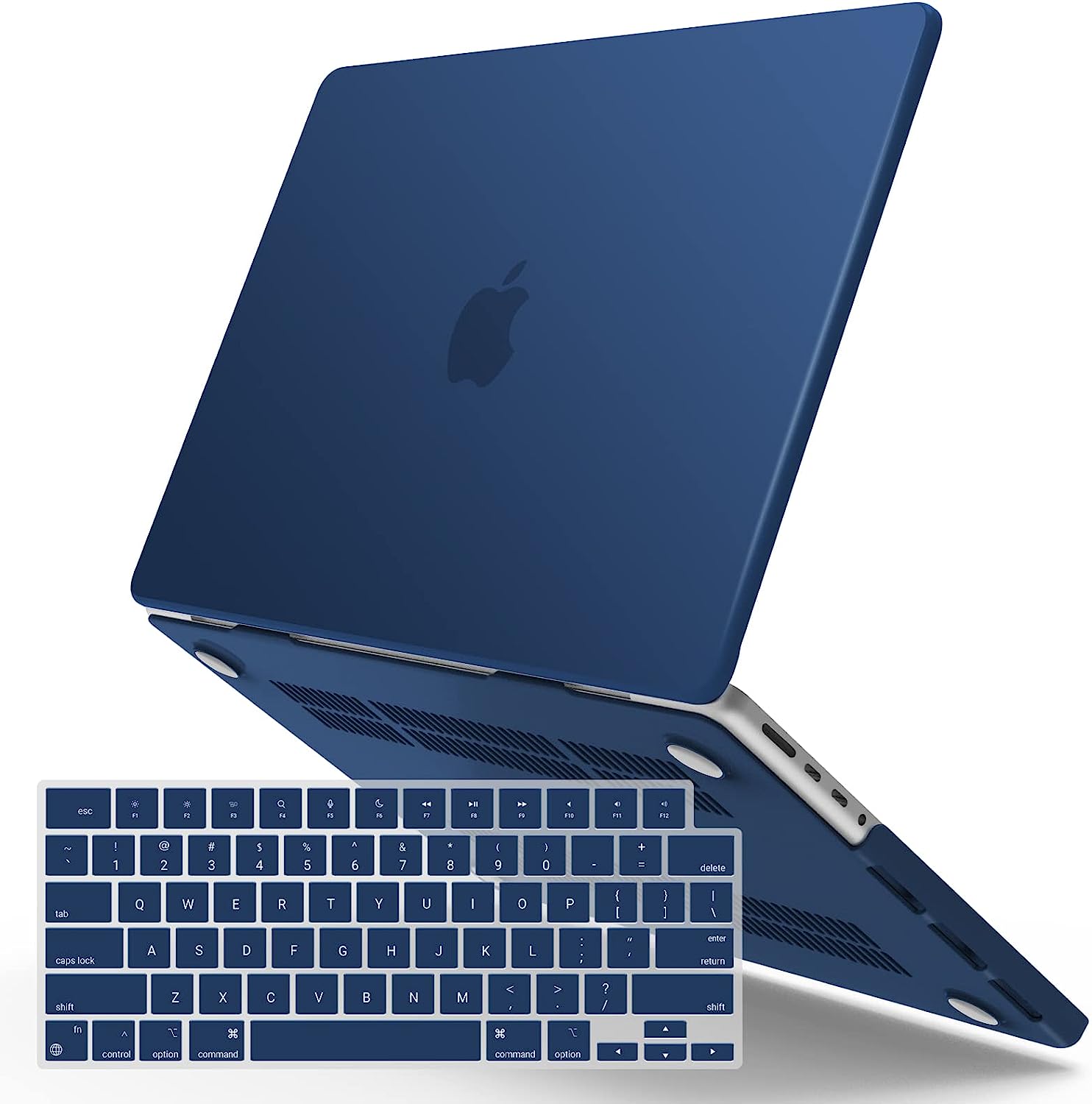 Suitable for  MacBook Pro 16 inch Case 2023 2022 2021 M2 A2780 A2485 M1 Pro/Max Hard Shell Case Keyboard Cover Blue Tristar Online