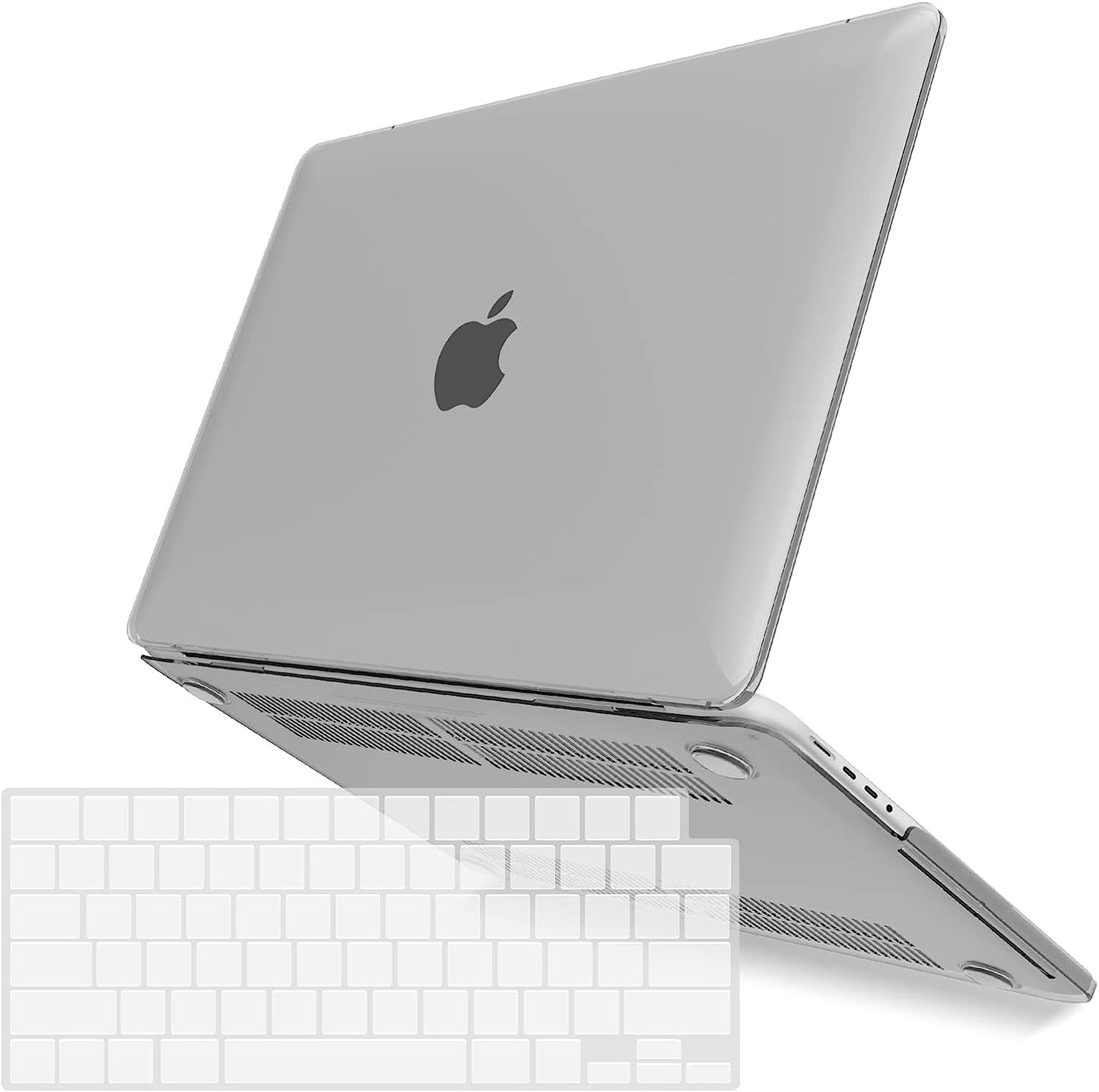 Suitable for  MacBook Pro 16 inch Case 2023 2022 2021 M2 A2780 A2485 M1 Pro/Max Hard Shell Case Keyboard Cover White Tristar Online