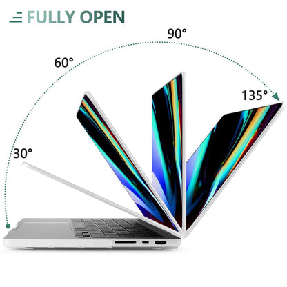 Suitable for  MacBook Pro 16 inch Case 2023 2022 2021 M2 A2780 A2485 M1 Pro/Max Hard Shell Case Keyboard Cover White Tristar Online
