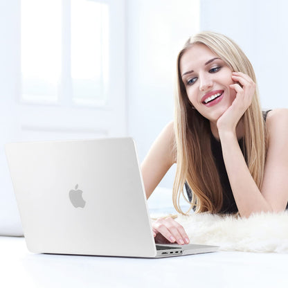 Suitable for  MacBook Pro 16 inch Case 2023 2022 2021 M2 A2780 A2485 M1 Pro/Max Hard Shell Case Keyboard Cover White Tristar Online
