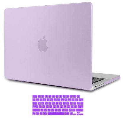Suitable for  MacBook Pro 16 inch Case 2023 2022 2021 M2 A2780 A2485 M1 Pro/Max Hard Shell Case Keyboard Cover Purple Tristar Online