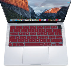 Keyboard Cover Skin For MacBook Air Pro 13 13.6 14 15.3 16 A2442 A2779 A2485 A2780 A2681 A2941 M1 M2 2021 to 2023 Wine Red Tristar Online