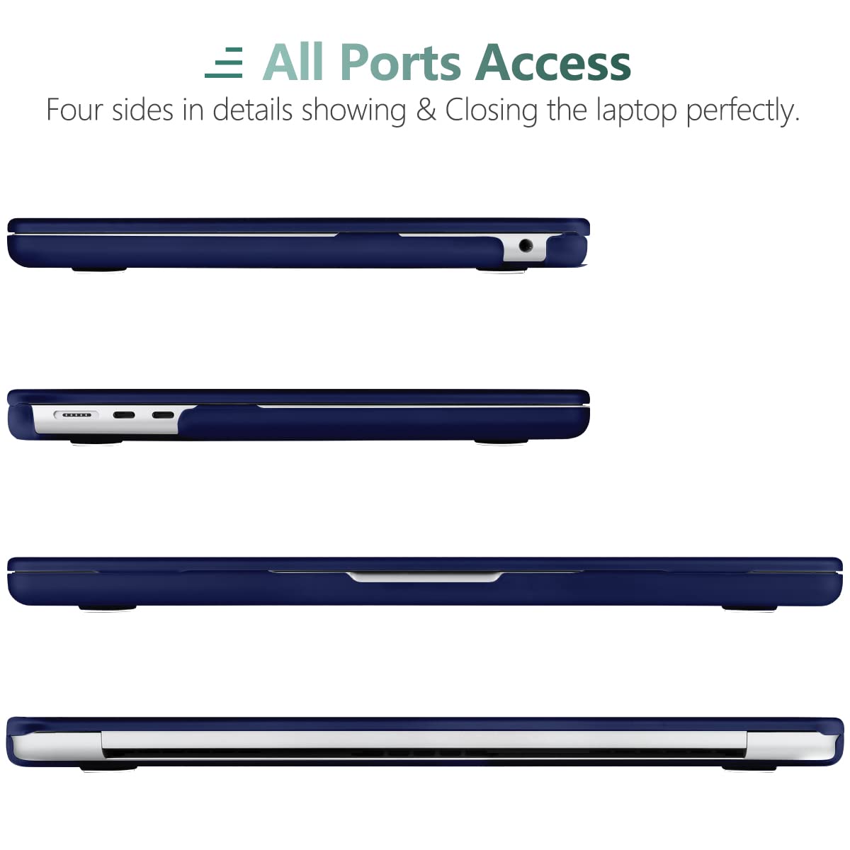 Suitable for  2023 2022 MacBook Air 13 inch case M2 Model A2681 Hard Shell Case Keyboard Cover Blue Tristar Online