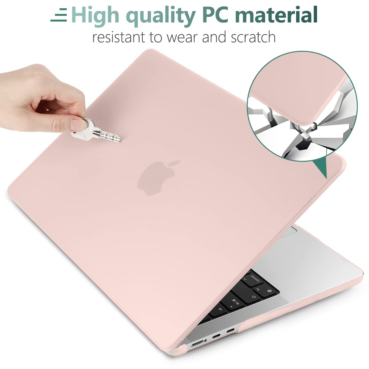 Suitable for  2023 2022 MacBook Air 13 inch case M2 Model A2681 Hard Shell Case Keyboard Cover Sold Pink Tristar Online